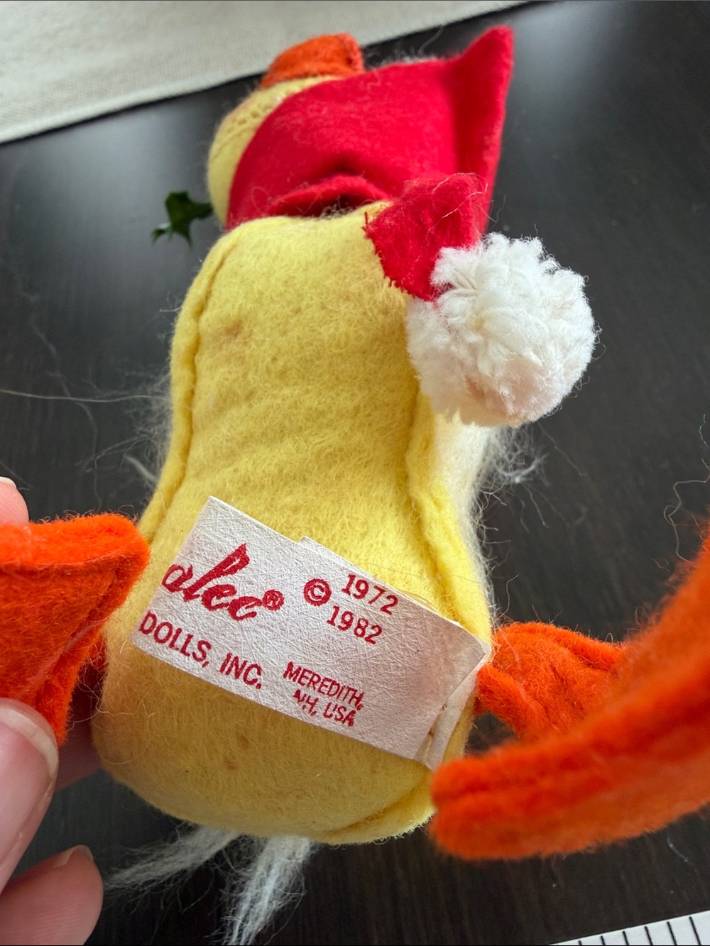 Vintage Annalee Yellow Duck with Red scarf - Picture 6 of 6
